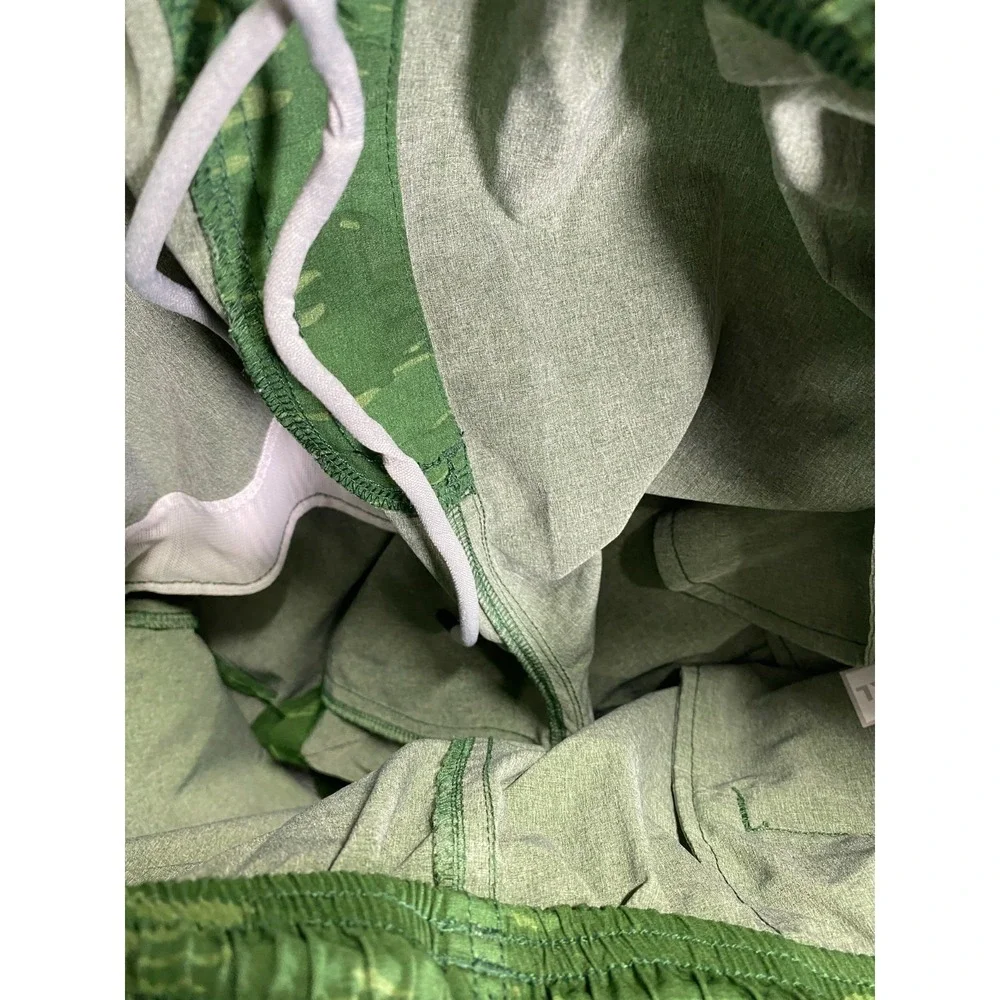 Chubbies Swim Trunks Mens 2XL XXL Green 5.5
